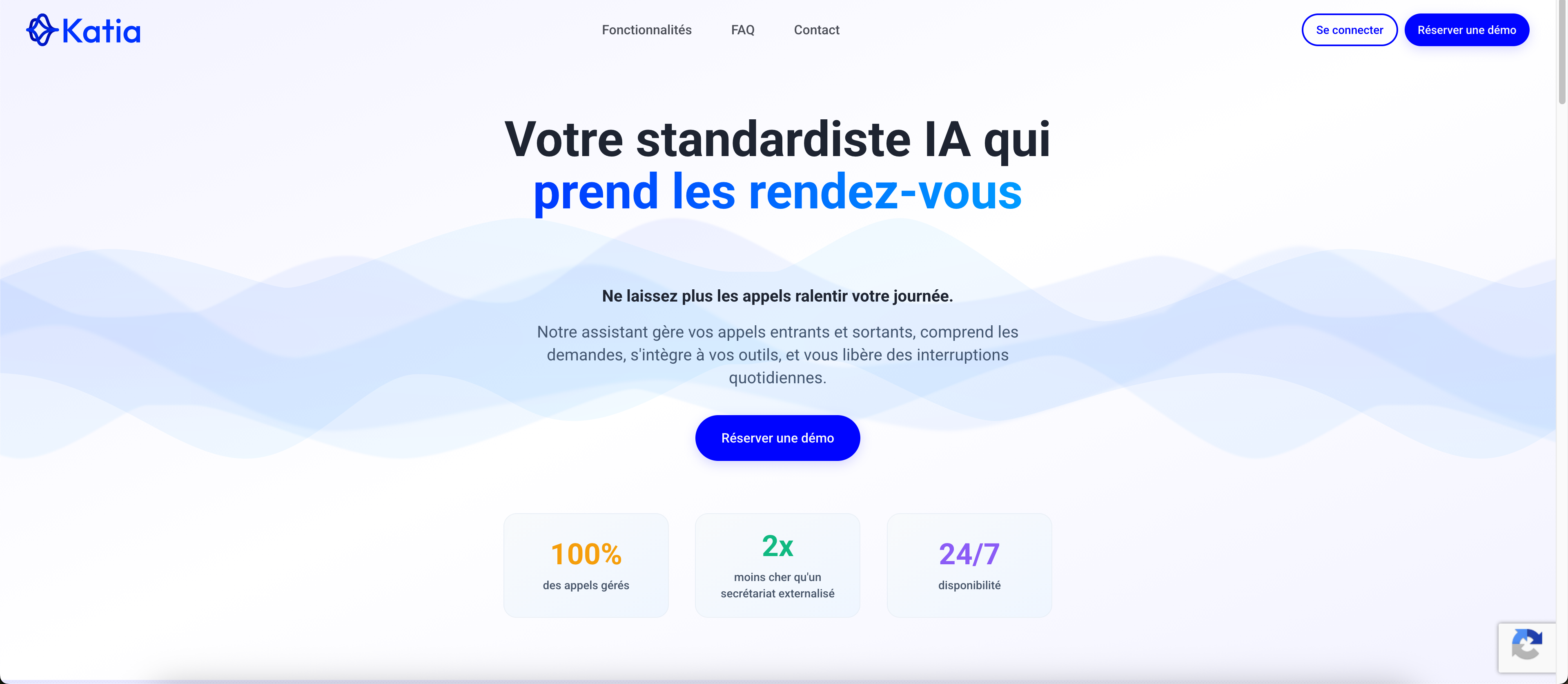 Landing page Katia
